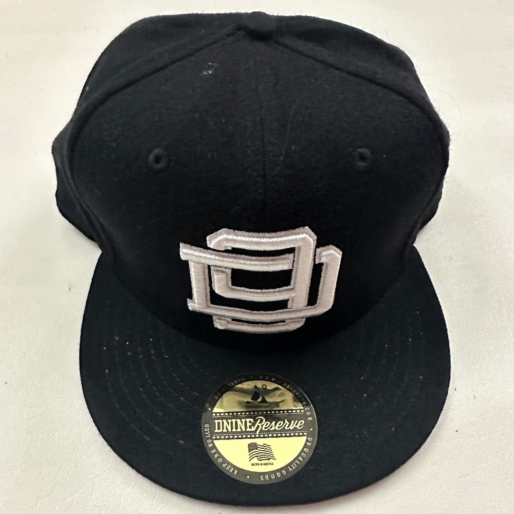 New D9 DNine Reserve Professional Smoker Black Snapback Hat Cap One Size